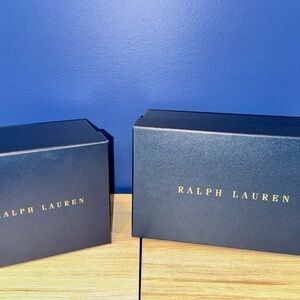 Ralph Lauren Navy Blue Gift Boxes | Luxury Storage | $65 OBO